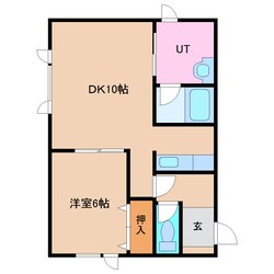 サンヒルズⅡの物件間取画像